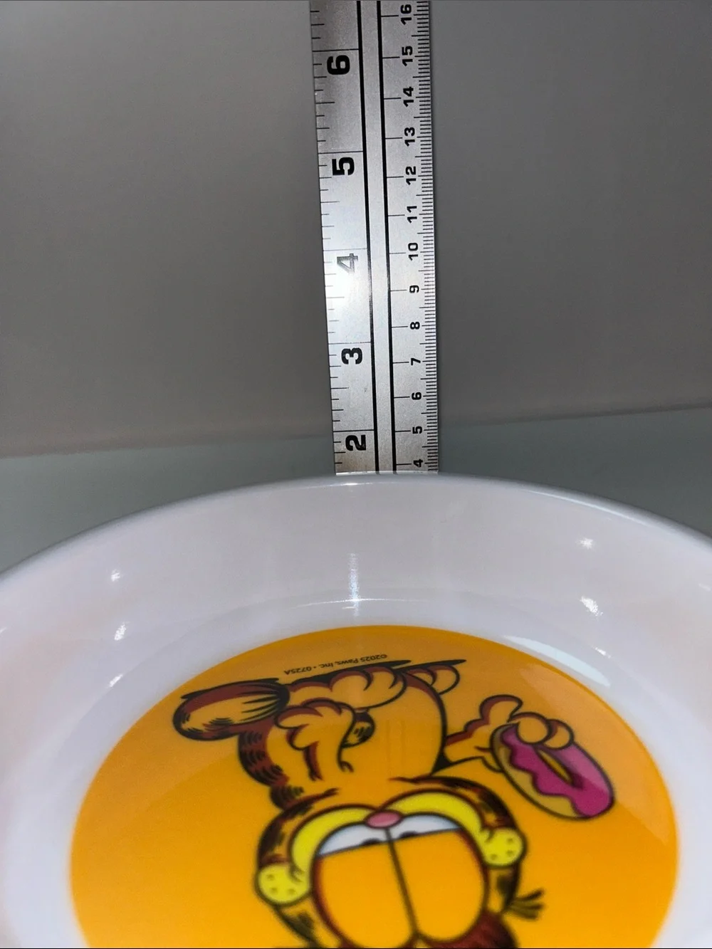 Lot Of 2 NWT Garfield Pet Bowl Dog Cat Food Water Dish 7in Diameter